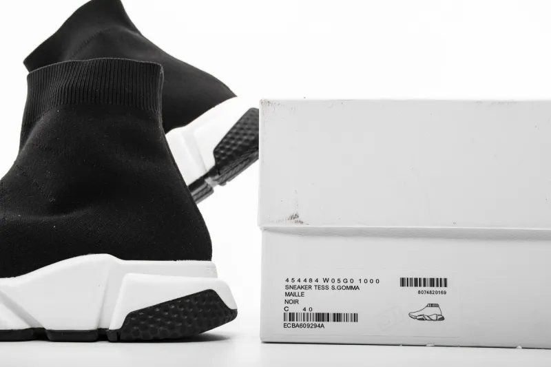  Balenciaga Speed Runner Black White