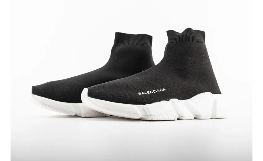  Balenciaga Speed Runner Black White