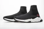  Balenciaga Stretch Mesh High Top Sneaker White Black