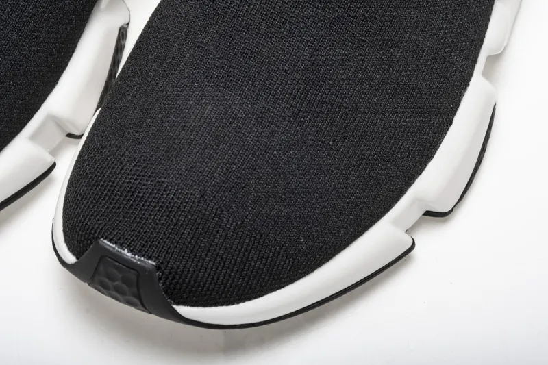  Balenciaga Stretch Mesh High Top Sneaker White Black