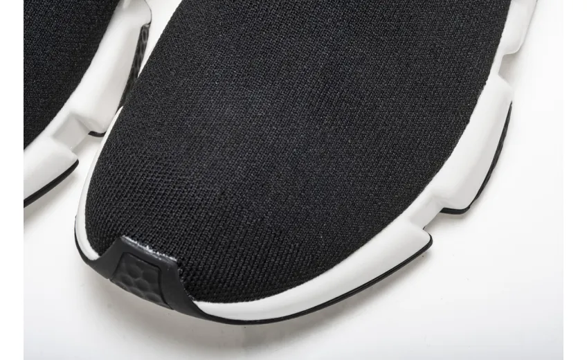  Balenciaga Stretch Mesh High Top Sneaker White Black