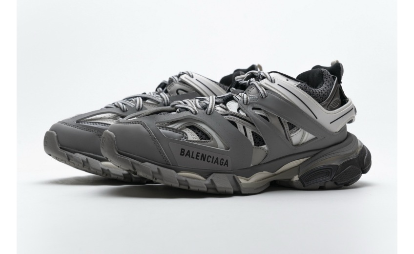 Balenciaga Track LED Grey White 555032 W1GB7