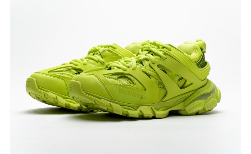  Balenciaga Track LED Fluorescent Yellow 542436 W1GB7 2014 	