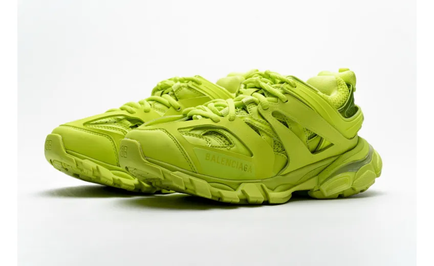  Balenciaga Track LED Fluorescent Yellow 542436 W1GB7 2014 	