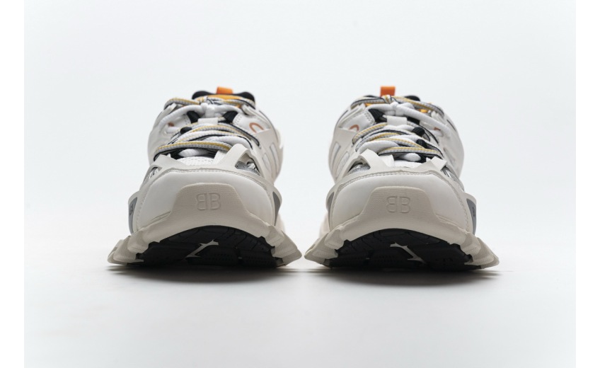 Balenciaga Track LED White Orange  542436 W1GB7 9059
