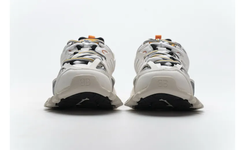 Balenciaga Track LED White Orange  542436 W1GB7 9059