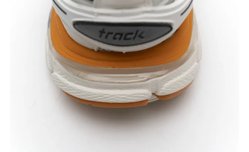 Balenciaga Track LED White Orange  542436 W1GB7 9059
