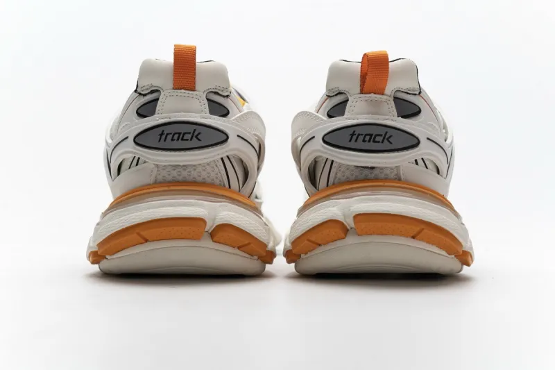 Balenciaga Track LED White Orange  542436 W1GB7 9059