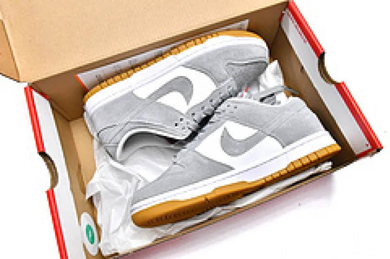 copy of   Nike Dunk Low Ash White Red DO7412-995 