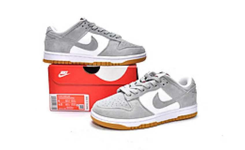 copy of   Nike Dunk Low Ash White Red DO7412-995 