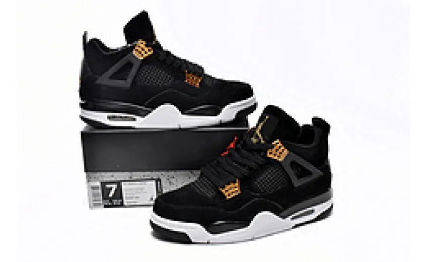 Jordan 4 Black And Gold