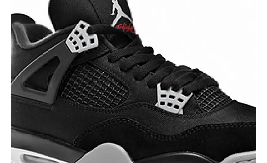 Air Jordan 4 Retro SE Black Canvas
