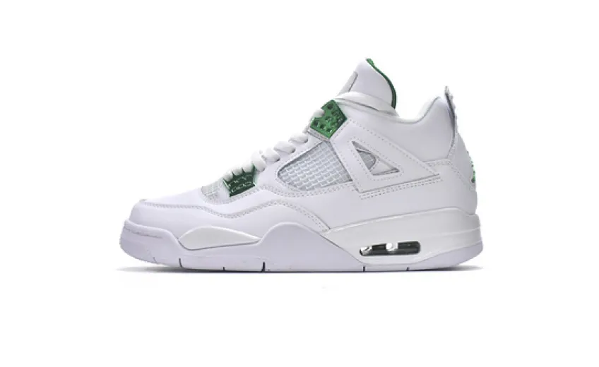 Jordan 4 Metallic Green Reps