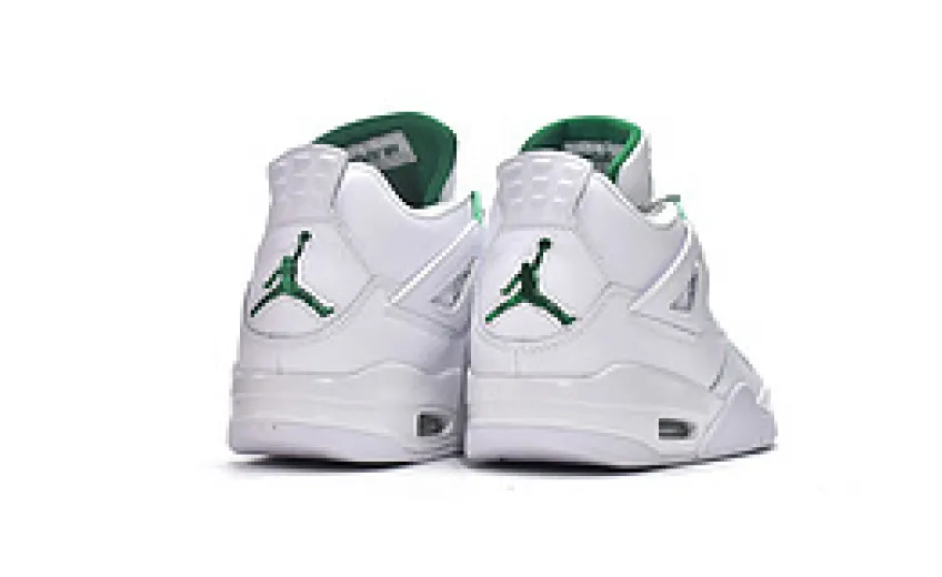 Metallic Jordan 4 Green