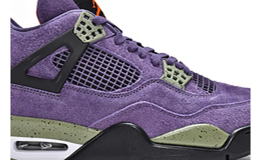 fake jordan 4 retro canyon purple