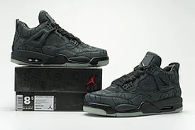  Jordan 4 Retro Kaws Black 930155-001 02