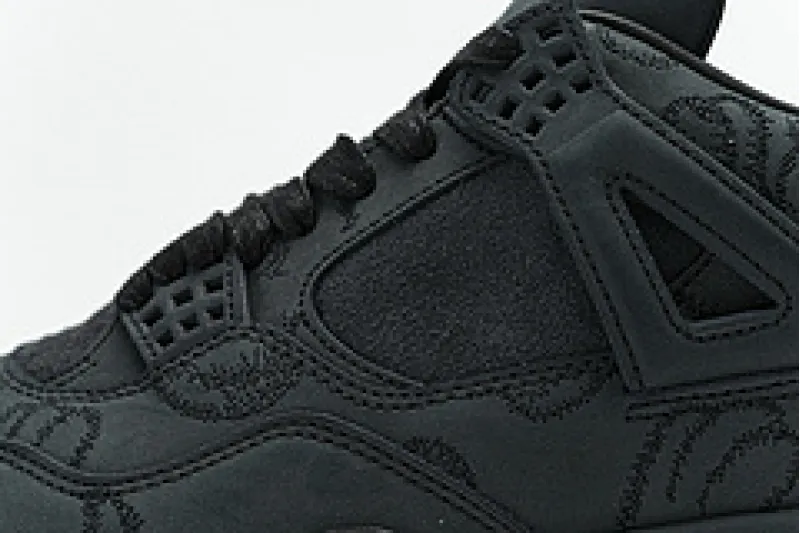 fake air jordan 4 black kaws