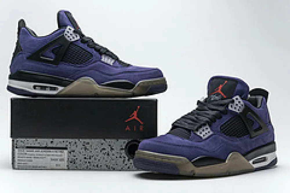 fake travis scott jordan 4 purple