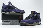 fake travis scott jordan 4 purple