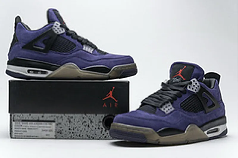 fake travis scott jordan 4 purple
