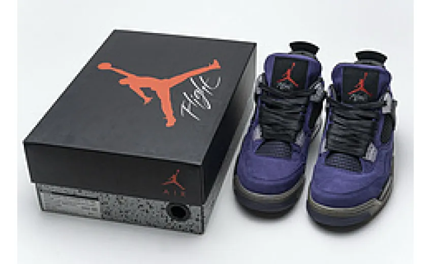 jordan 4 purple travis scott reps