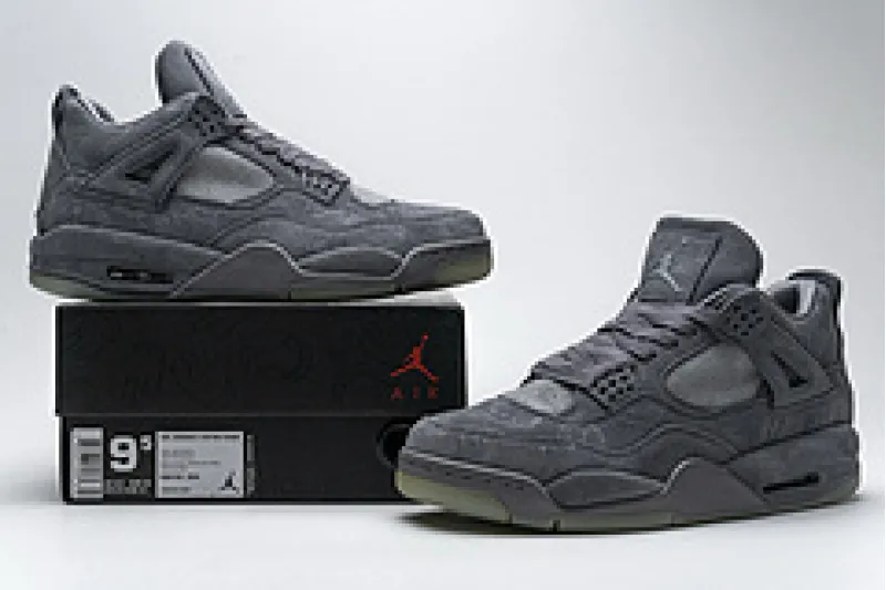 air jordan 4 cool grey kaws replica