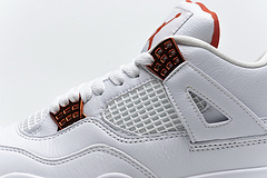 fake air jordan 4 retro orange metallic