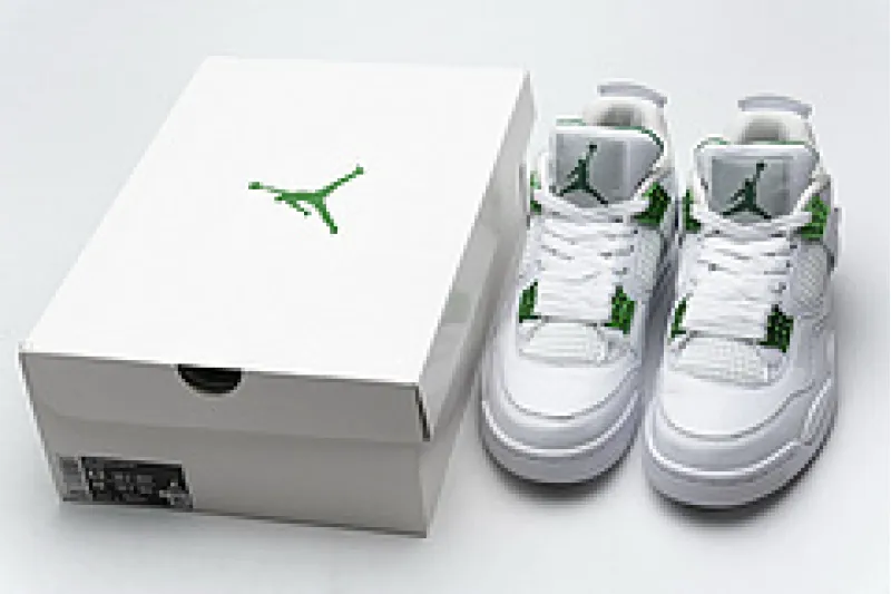 fake jordan 4 retro metallic green