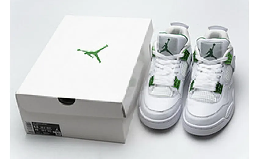 fake jordan 4 retro metallic green