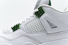 green metallic jordan 4 reps