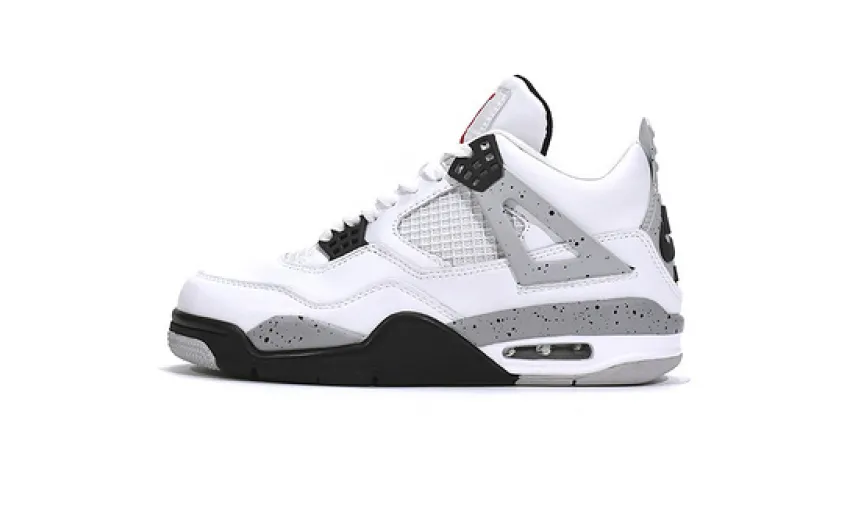 fake jordan 4 white cement