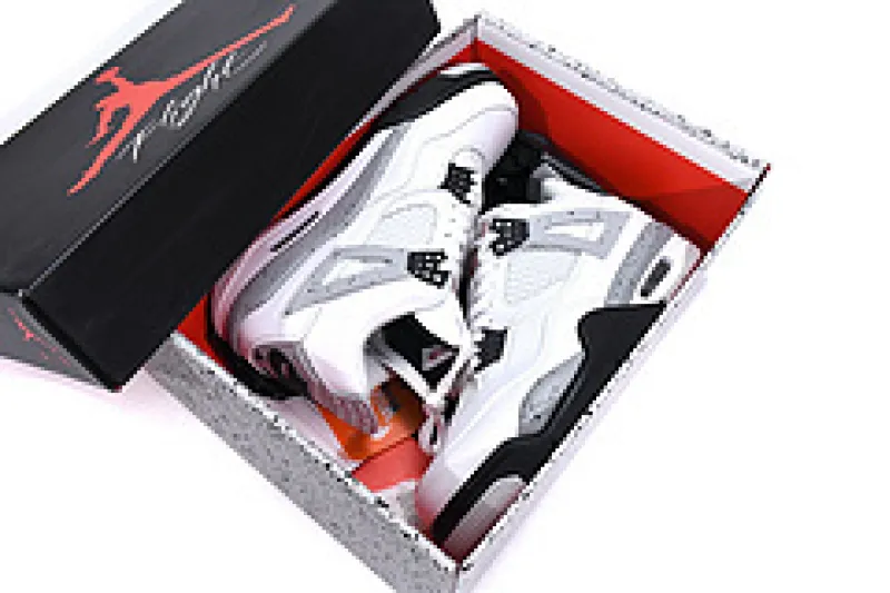 fake jordan 4's white cement