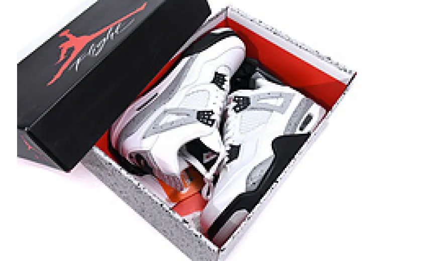 fake jordan 4's white cement