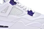 White And Purple Jordan 4
