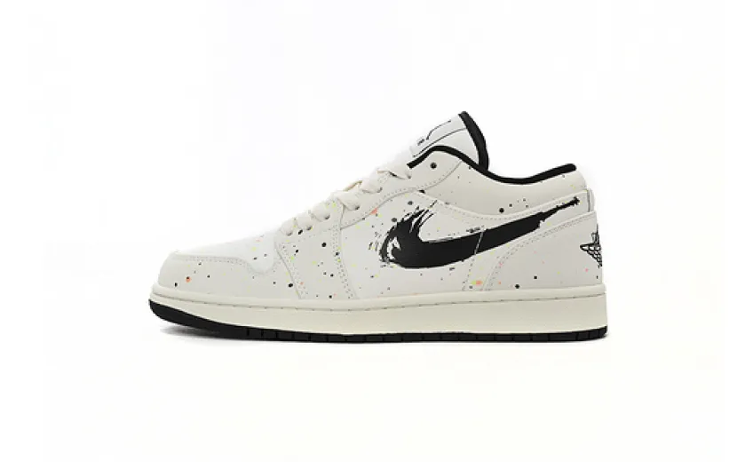jordan 1 low paint splatter replica