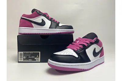 Jordan 1 Low Black Active Fuchsia CK3022-005 02