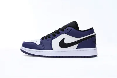 Jordan 1 Low Court Purple White 553558-500 01