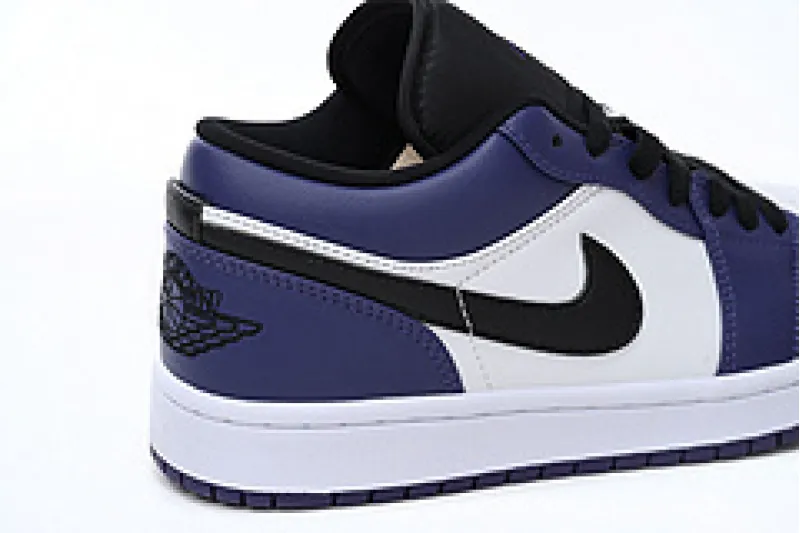 fake purple and white jordan 1