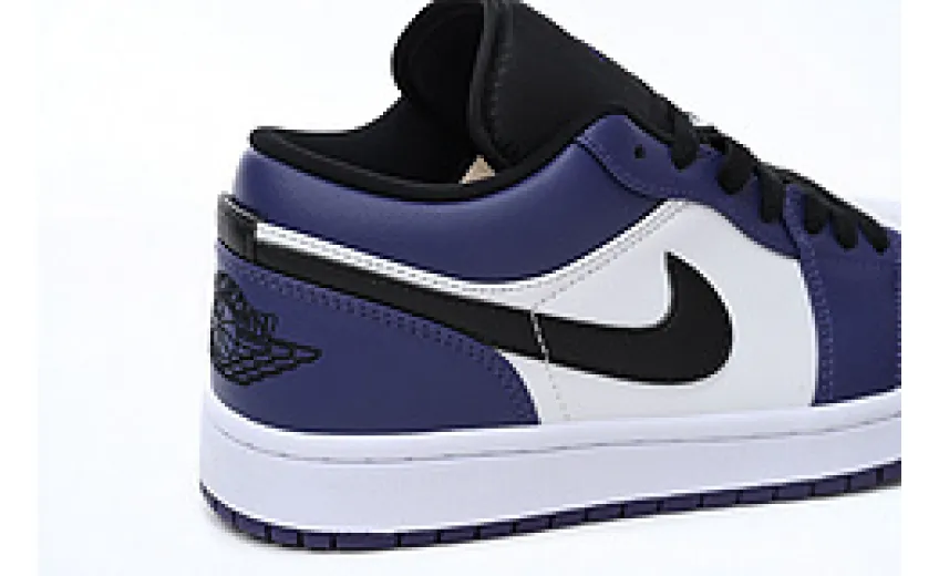 fake purple and white jordan 1