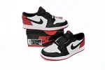 air jordan 1 low black toe reps