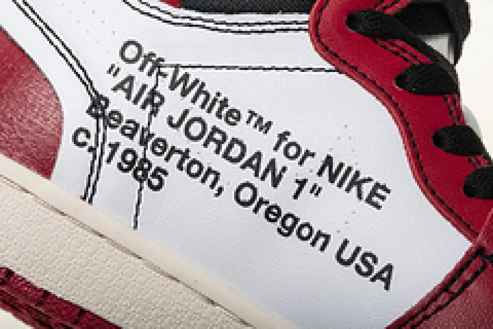 fake jordans off white chicago