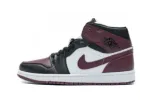 jordan 1 mid se black dark beetroot reps