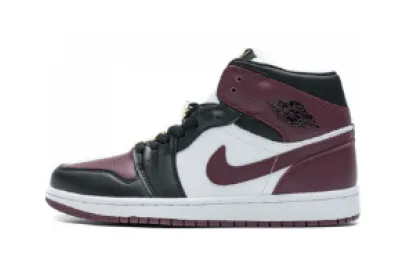 Jordan 1 Mid SE Black Dark Beetroot(Women's) CZ4385-016  01
