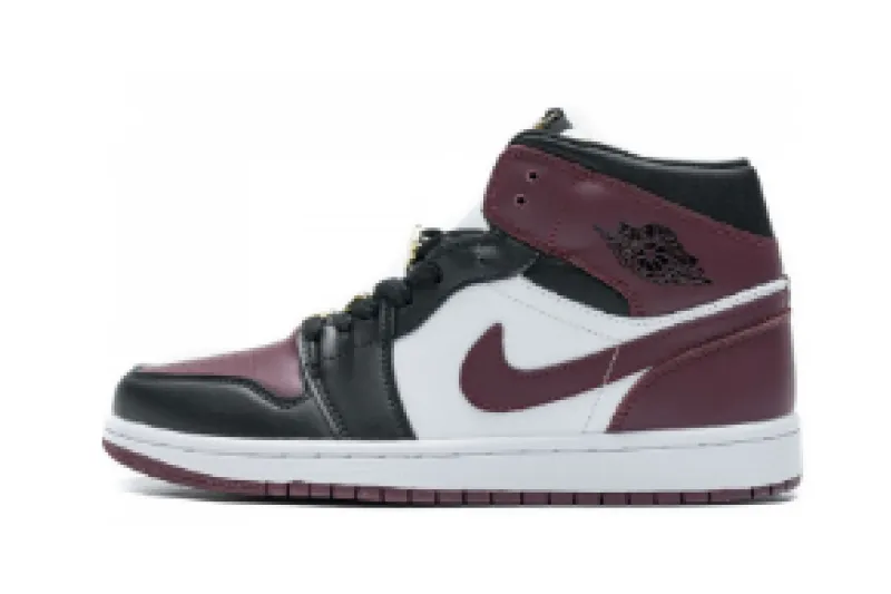 jordan 1 mid se black dark beetroot reps