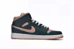fake air jordan 1 dark teal green