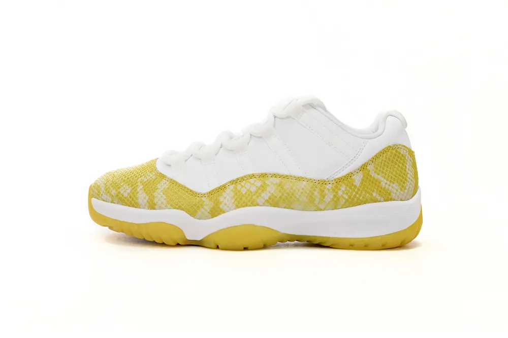 yellow snakeskin 11s reps