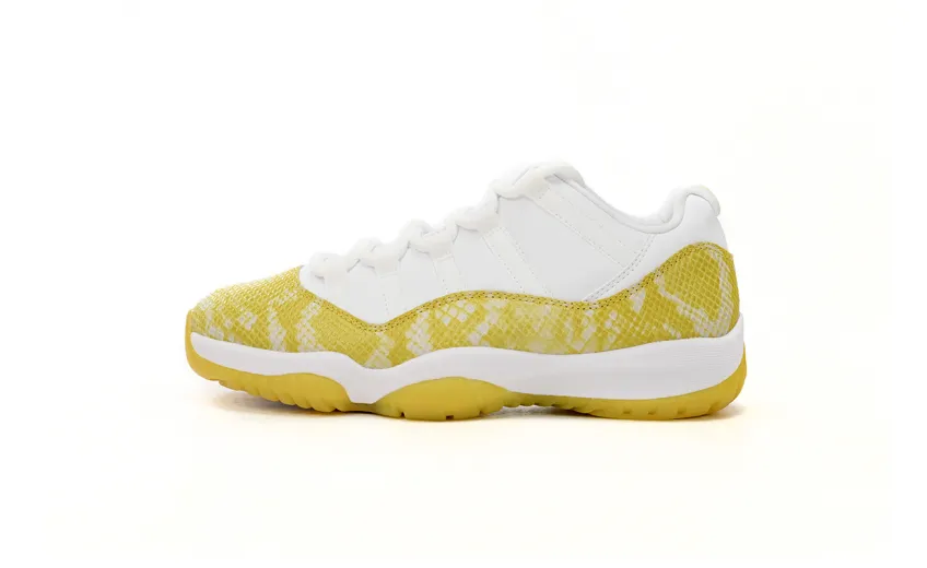 yellow snakeskin 11s reps