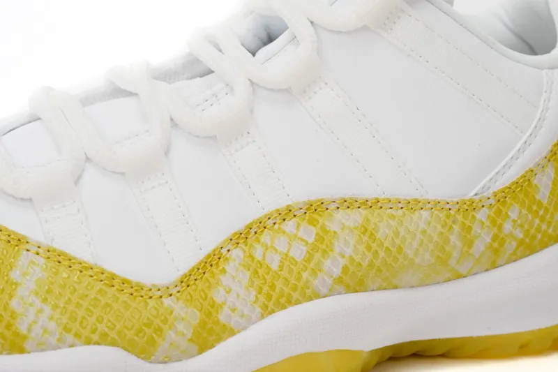 jordan 11 snakeskin yellow replica