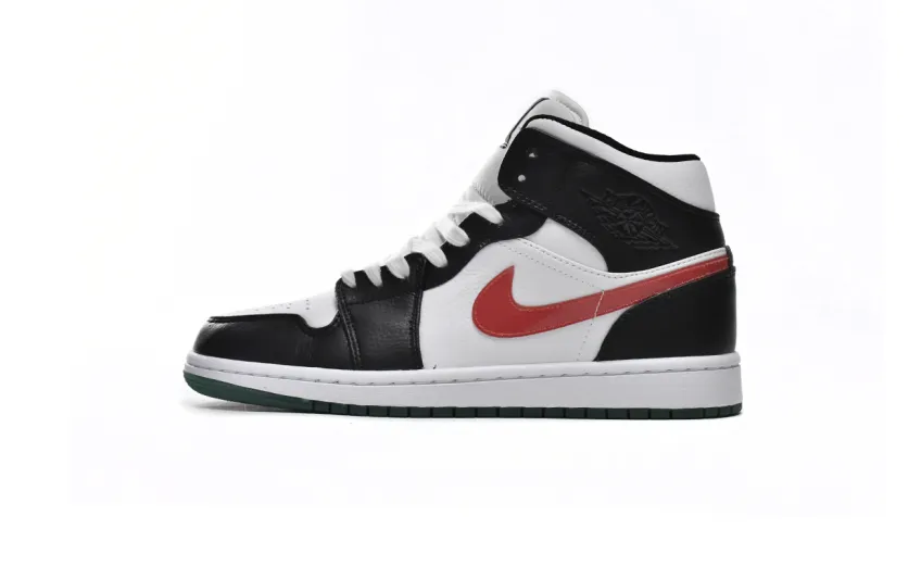 fake air jordan 1 mid red yellow