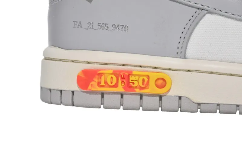dunk low off white lot 10 reps